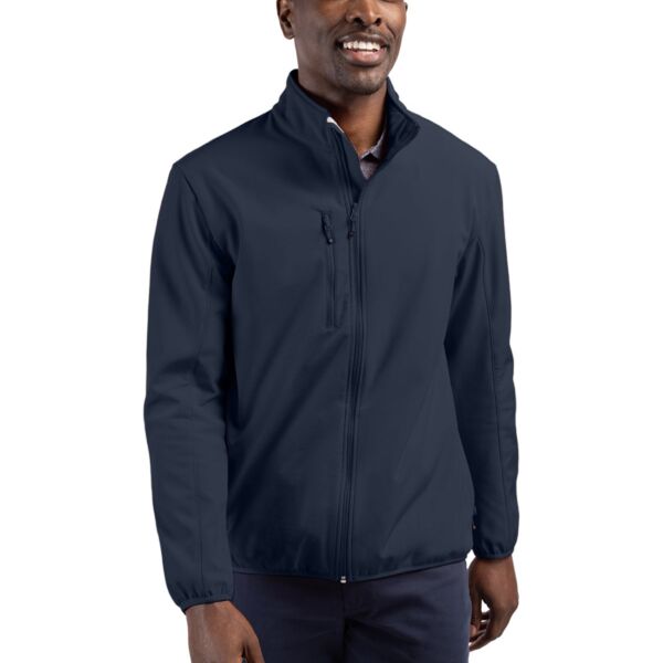 Clique Trail Eco Stretch Softshell Full Zip Mens Jacket Thumbnail